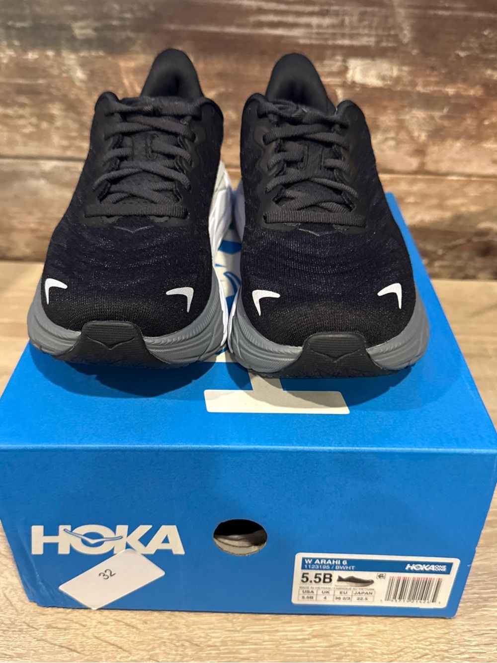 Hoka Black & Gray Road Running Shoes